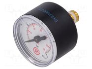 Manometer; 0÷4bar; G 1/8",rear connection; 40mm; Temp: -20÷60°C PNEUMAT