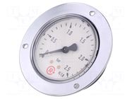 Manometer; 0÷2.5bar; G 1/4",rear connection; 63mm; Temp: -20÷60°C PNEUMAT