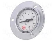 Manometer; 0÷10bar; G 1/8",rear connection; 40mm; Temp: -20÷60°C PNEUMAT