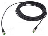 Cable: for sensors/automation; M12; PIN: 4; 2m; plug; 250VDC; 250VAC MURRELEKTRONIK