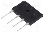 Bridge rectifier: single-phase; Urmax: 800V; If: 15A; Ifsm: 240A DIODES INCORPORATED