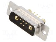 Connector: Special D-Sub; PIN: 7(2+5); plug; male; on PCBs; THT MH CONNECTORS