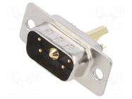 Connector: Special D-Sub; PIN: 5(1+4); plug; male; for cable; MHCD MH CONNECTORS
