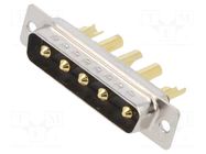 Connector: Special D-Sub; PIN: 5; plug; male; for cable; soldering MH CONNECTORS