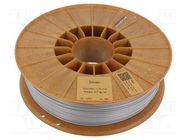 Filament: ASA; 1.75mm; silver; 220÷250°C; 700g ROSA 3D