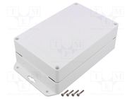 Enclosure: multipurpose; X: 120mm; Y: 80mm; Z: 45mm; ZP; ASA; white KRADEX