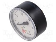 Manometer; 0÷25bar; 63mm; non-aggressive liquids,inert gases PNEUMAT