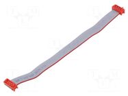 Ribbon cable with connectors; Tape ph: 1.27mm; PIN: 8; Len: 0.15m TE Connectivity