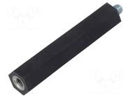 Insulating sleeve; Int.thread: M6; L: 70mm; UL94V-0; polyester BM GROUP