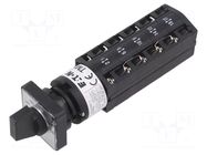 Switch: step cam switch; Stabl.pos: 10; 10A; 1-2-3-4-5-6-7-8-9-10 EATON ELECTRIC