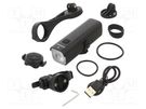 Torch: LED bike torch; 1.5h; 200lm,400lm,1000lm; IPX6; HighLine MACTRONIC