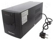 Power supply: UPS; 900W; 1.5kVA; 220V; French,IEC C13 x2,Schuko QOLTEC