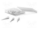 Needle: plastic; 1.26"; Size: 27; straight; Mounting: Luer Lock JBC TOOLS