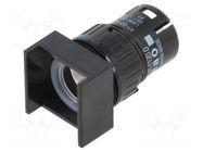 Switch: body; 16mm; Stabl.pos: 1; IP65; 61; Pos: 2; Ø16.2mm; square EAO