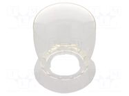 Cover; 45; Ø42x49mm; silicone; Body: transparent EAO