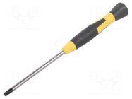 Screwdriver: precision; Bit: Torx®; Size: TX20; Blade length: 75mm LINDSTRÖM