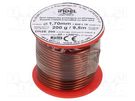 Coil wire; double coated enamelled; 1.7mm; 0.2kg; -65÷200°C INDEL