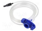 Syringe adapter; blue; 500 FISNAR