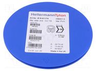 Markers; Marking: Q; 1÷3mm; PVC; yellow; -65÷105°C; leaded; HGDC1-3 HELLERMANNTYTON