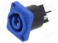 Socket; circular; male; PIN: 3; 25A; thermoplastic; HP; IP54; 250VAC AMPHENOL