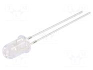 LED; UV; 60°; 20mA; 114mW; λd: 400÷410nm; 3÷3.8VDC; THT; Front: convex OPTOSUPPLY