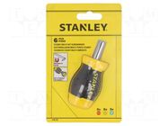 Kit: screwdriver; 7pcs. STANLEY