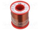 Coil wire; double coated enamelled; 1.6mm; 1kg; -65÷200°C INDEL