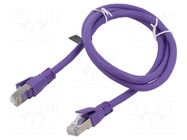 Patch cord; RJ45 plug,both sides; S/FTP; 6a; stranded; OFC; PVC VENTION