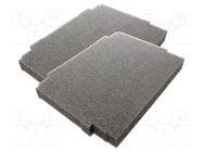 Foam insert; 386x286x40mm; MAKITA,toolbox; 2pcs. LeanFoam