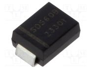 Diode: rectifying; SMD; 600V; 5A; SMB; Ufmax: 1.2V; Ir: 9uA; reel,tape SMC DIODE SOLUTIONS