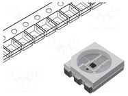 LED; RGB; SMD; 5050,PLCC6; 5x5x1.6mm; 120°; Variant: tricolour WAH WANG HOLDING