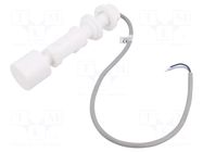 Sensor: liquid level; -20÷80°C; OUT: NO; IP67; polypropylene; 0.5m CARLO GAVAZZI