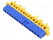 Splice terminal: distribution block; 101A; 400V; screw terminal POKÓJ