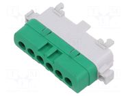 Splice terminal: distribution block; 76A; 400V; screw terminal POKÓJ