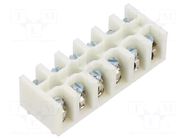 Connector: terminal block; 32A; 500V; screw terminal; white POKÓJ