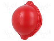Electronic marker ball; 169.8kHz; 52085011; red; 1pcs. TEMPO