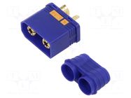 Connector: DC supply; plug; male; QS; 110A; 500V; PIN: 2; straight DONGGUAN QS ELECTRONIC TECH CO.,LTD