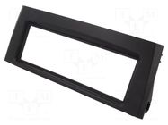 Radio frame; Fiat; 1 DIN; black ACV