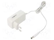 Power supply: switching; mains,plug-in; 12VDC; 2A; 24W; 86.2%; POSC POS
