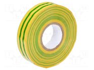 Tape: electrical insulating; W: 19mm; L: 20m; Thk: 0.13mm; PVC film PARTEX