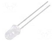LED; red; 5mm; 2700÷4200mcd; 20°; Front: convex; 1.95÷2.5VDC KINGBRIGHT ELECTRONIC