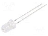 LED; UV; 30°; 20mA; 114mW; λd: 390÷400nm; 3÷3.8VDC; THT; Front: convex OPTOSUPPLY