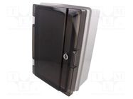 Enclosure: wall mounting; X: 221mm; Y: 311mm; Z: 137mm; ABS; IP65 PAWBOL