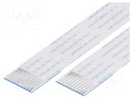 FFC tape; Cores: 10; Tape ph: 1mm; L: 279mm; 1A; 60V; FFC10-TIN GCT
