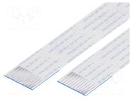 FFC tape; Cores: 11; Tape ph: 1mm; L: 76mm; 1A; 60V; FFC10-TIN GCT