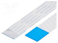 FFC tape; Cores: 11; Tape ph: 1mm; contacts on the opposite sides GCT