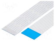 FFC tape; Cores: 20; Tape ph: 1mm; L: 30mm; 1A; 60V; FFC10-TIN GCT