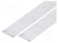FFC tape; Cores: 24; Tape ph: 1mm; L: 30mm; 1A; 60V; Plating: tinned GCT