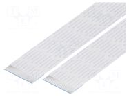 FFC tape; Cores: 26; Tape ph: 1mm; L: 50mm; 1A; 60V; FFC10-TIN GCT