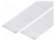 FFC tape; Cores: 40; Tape ph: 1mm; L: 279mm; 1A; 60V; FFC10-TIN GCT